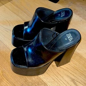 Zara platform heels